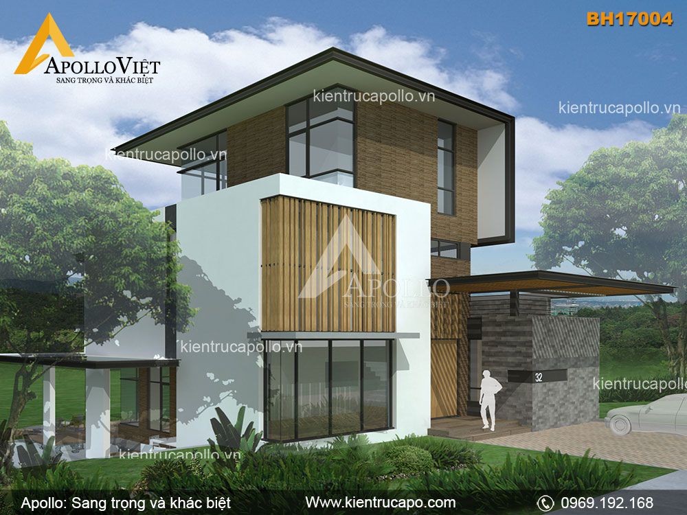 Biệt thự hiện đại ấn tượng của gia đình người Nhật (BH17005)